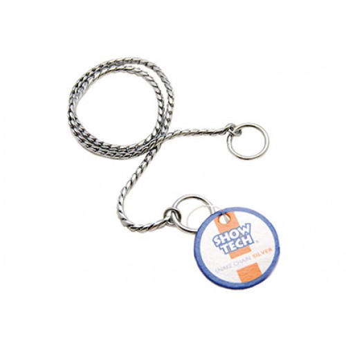 Srebrna kačja zatezna razstavna verižica